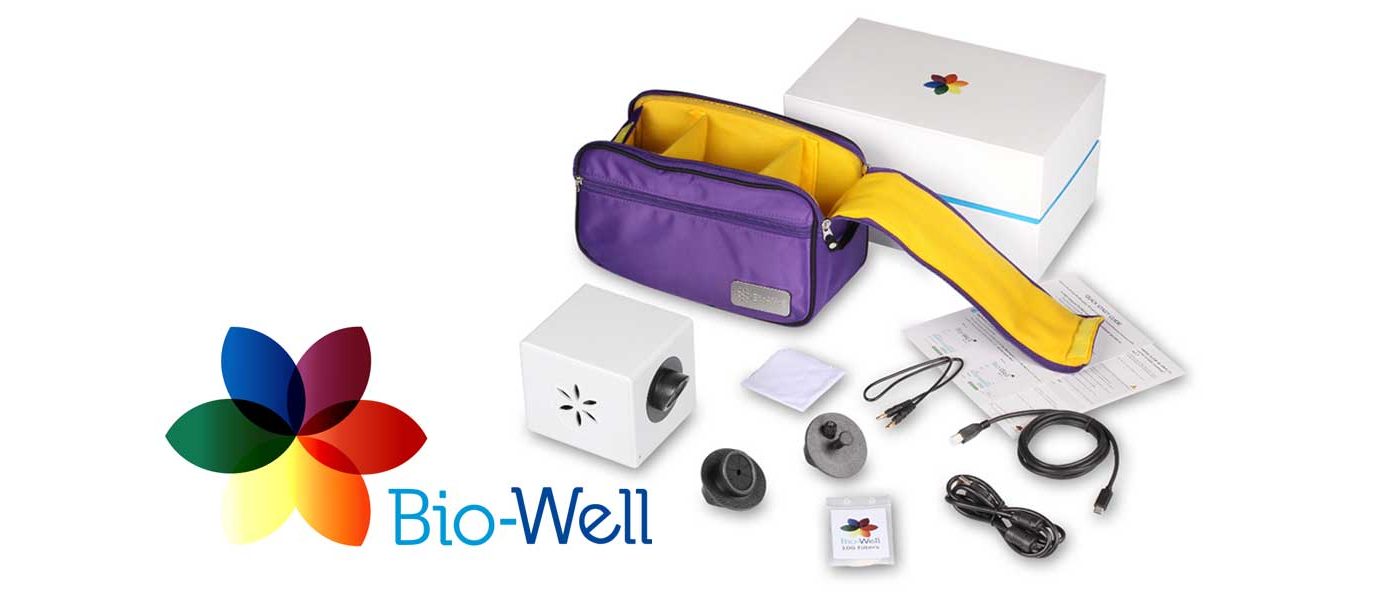 The Bio-Well 2.0 + accessories camera reads energy fields.